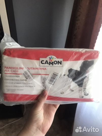 Подгузники-трусики Camon для собак 12 шт, XL