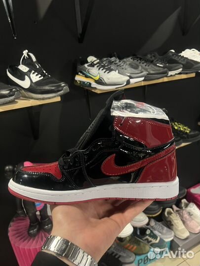 Nike air jordan 1 retro high og patent bred