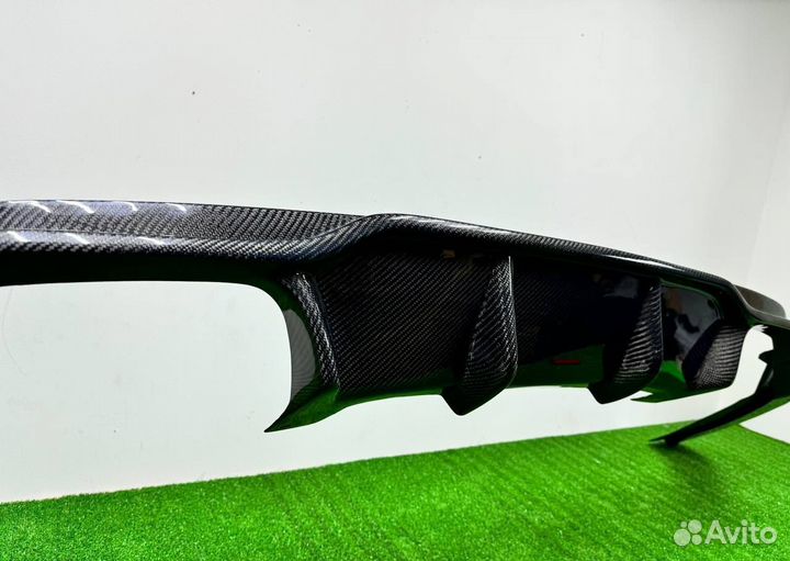 Диффузор задний карбон 3D Дизайн BMW X5M F85 F86