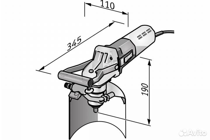 Машина для сверления отверстий flex BHW 1549 VR