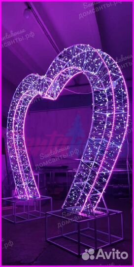 Новогодний олень светящийся