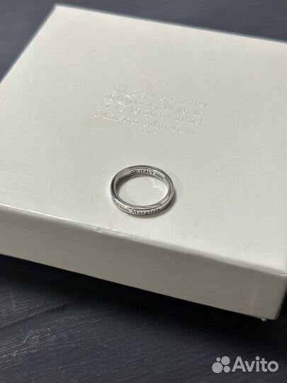 Кольцо Maison Margiela Silver Logo Оригинал
