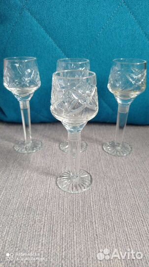 Рюмки на ножке хрусталь