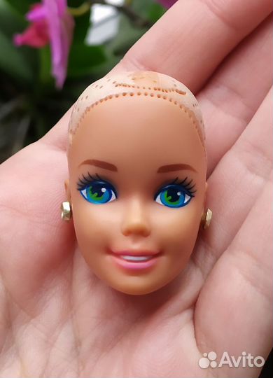 Голова кукла Барби Barbie гимнастка винтаж