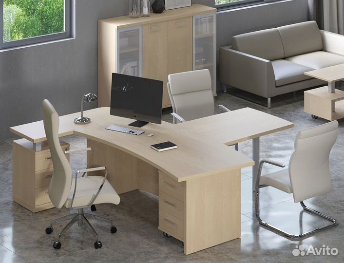 Офсиная мебель руководителя. Доставка бесплатно