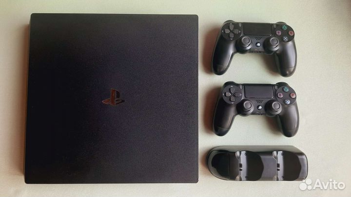 Sony playstation 4 pro 1tb Полный комплект