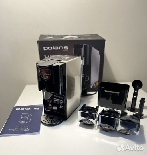 Капсульная кофемашина 3 в 1новая polaris 2020