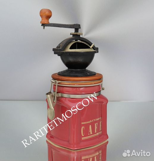 Кофемолка банка фарфор Англия