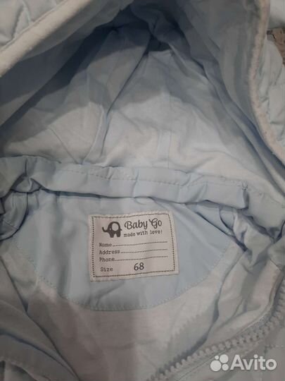 Комбинезон демисезонный 62 68