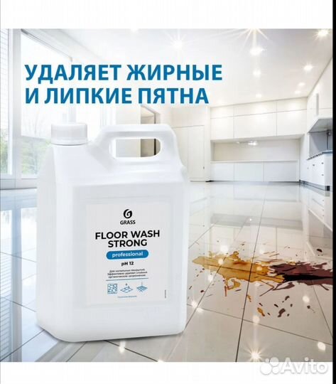 Floor wash strong Professiona средство для полов