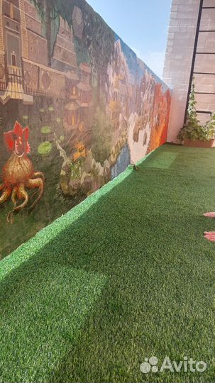Искусственный газон в рулоне
