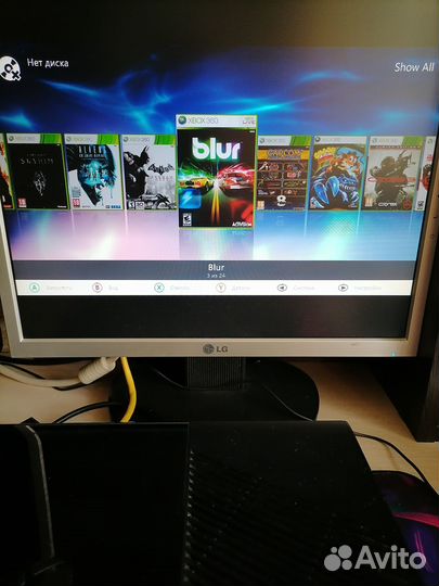 Жёсткий диск xbox 360 freeboot (320гб с играми)