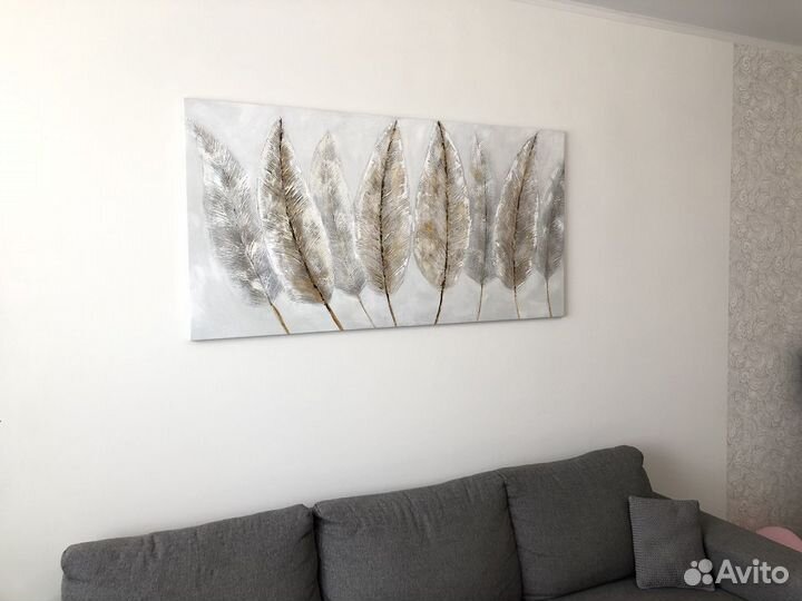 Картина маслом на холсте на деревянном подрамнике