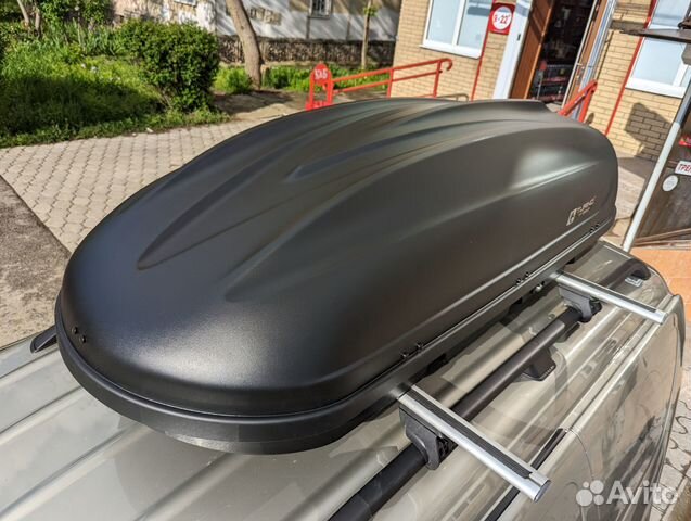 Автобокс на крышу Турино 410л, 177х46х81, черный