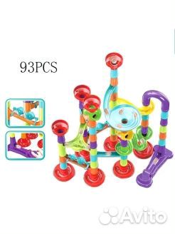 Веселые горки конструктор 93 детали