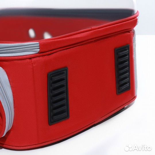 Рюкзак для переноски кошек, прозрачный, 32 х 28 х