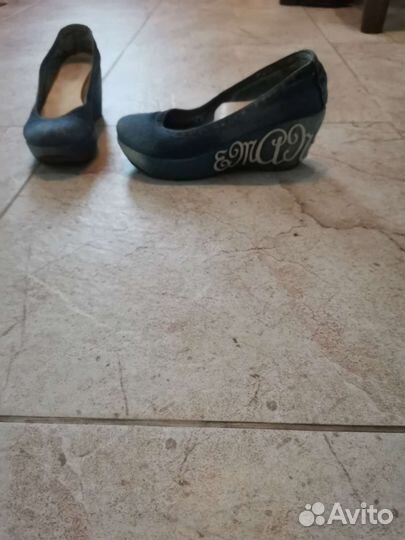 Джинсовые туфли 36