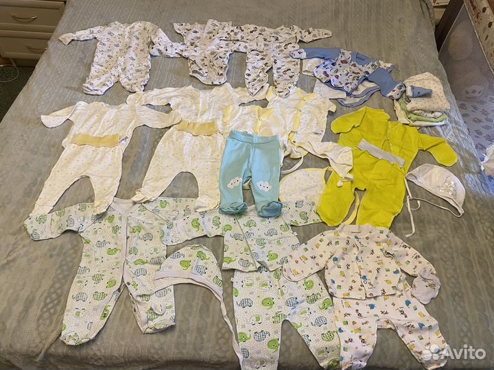 Пакет с вещами на малыша 56-68