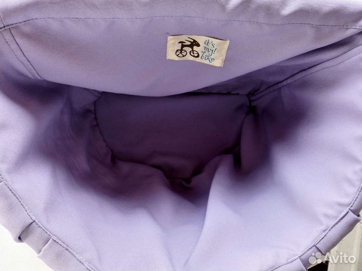 Плетёная корзина для велосипеда