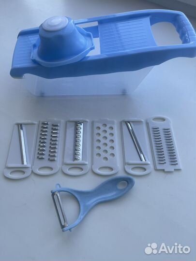 Терка для овощей с контейнером 6 насадок