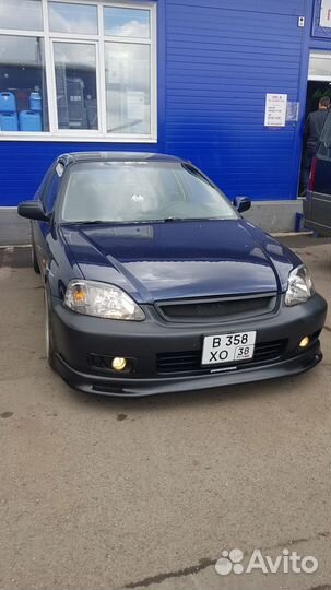 Губа передняя Honda Civic 99-00 Ek Ej Spoon