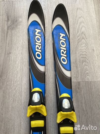 Горные лыжи, ботинки детские комплект