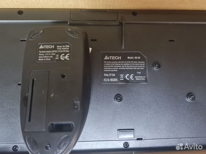 Комплект клавиатура + мышь A4Tech 3100N