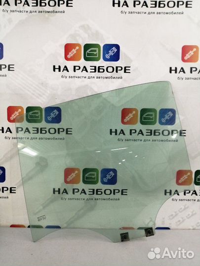 Стекло двери заднее левое Renault Logan 2 K7M 2014