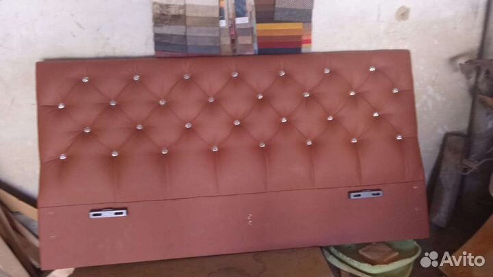 Перетяжка мягкой мебели, изголовье кровати, ремонт