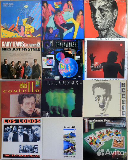 Пластинки в ассортименте