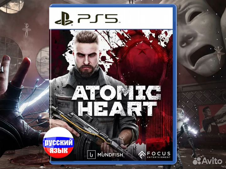 Игра Atomic Heart PS5, Playstation 5 Диск