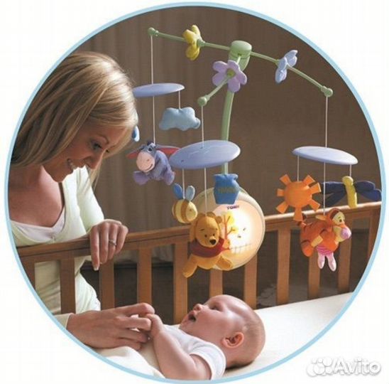 Детский мобиль в кроватку (Винни пух)