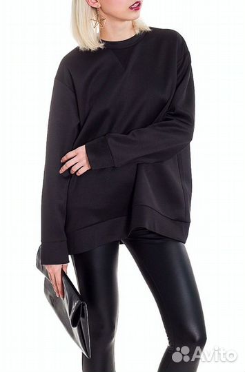Новый Свитшот Джемпер Толстовка Черный 46 48 50