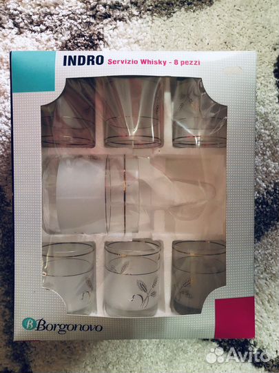 Сервиз для виски от итальянского бренда Borgonovo