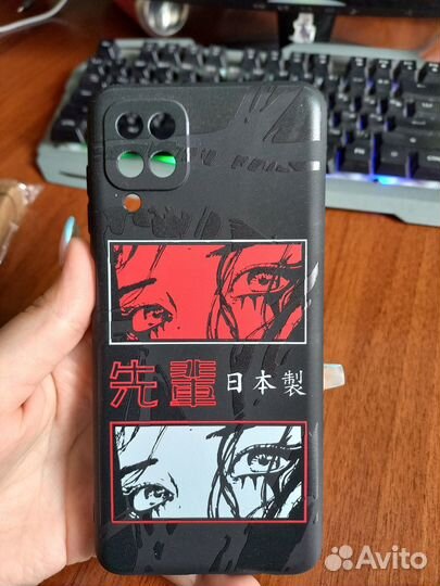 Чехол на Samsung A12 с принтом аниме