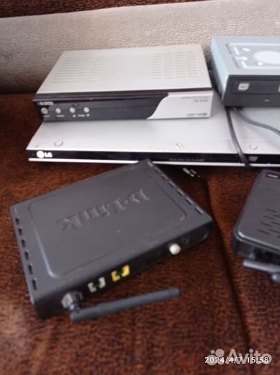 Модем роутер,рессивер,двд