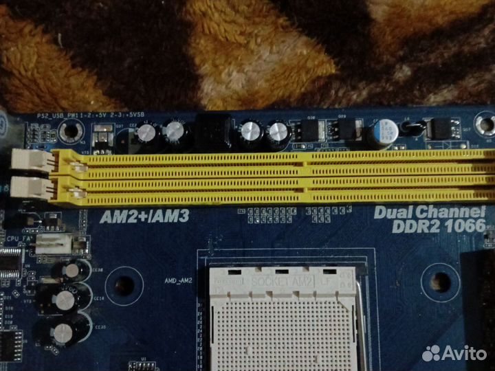 Материнская плата ddr2 am2+/am3
