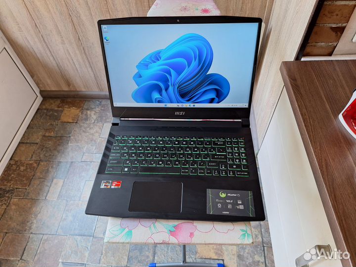 Игровой ноутбук msi alpha 15