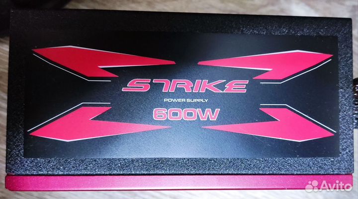 Блок питания AeroCool strike-X 600w (Bronze 80+)