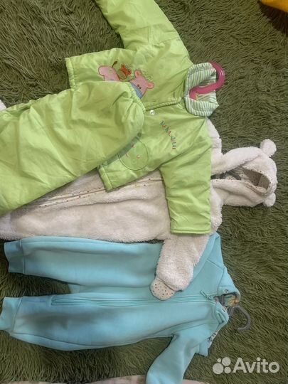 Детские вещи пакетом 68 74 на девочку