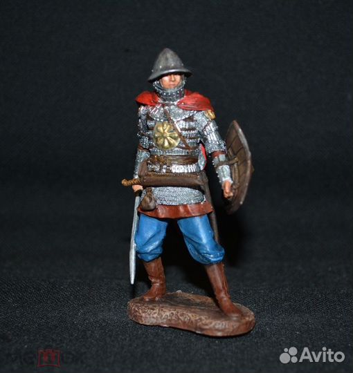 Оловянный солдатик 90 мм. Восточноевропейский воин