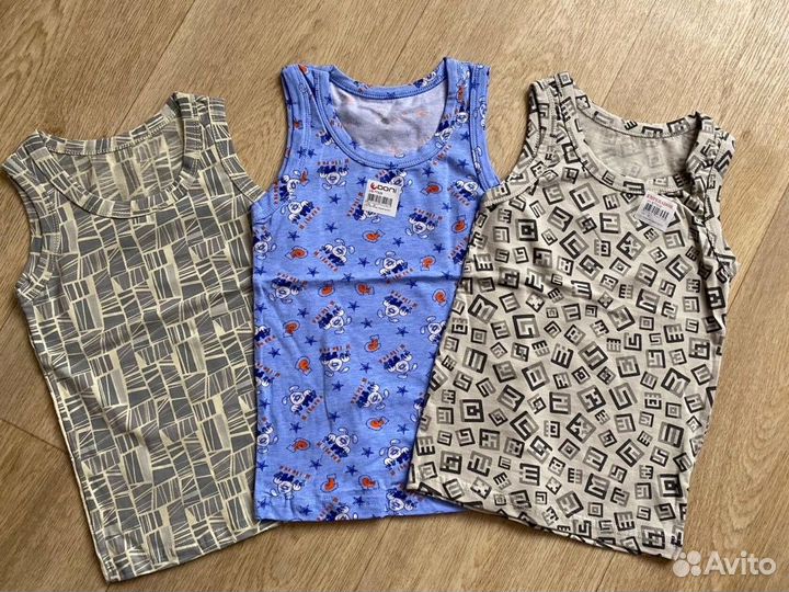 Новые майки, трусы, колготки мальчику на 2/3 года