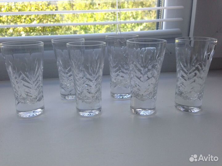 Хрустальные рюмки СССР