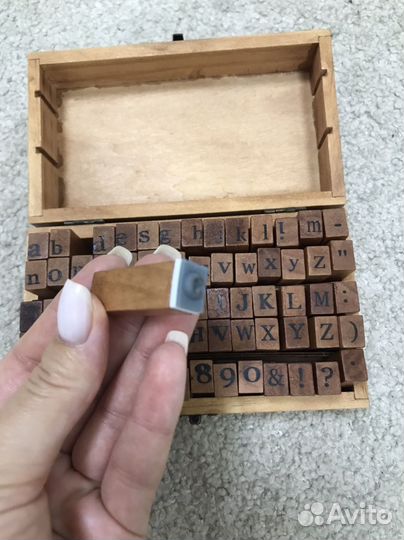 Штампы. Английкий алфавит. Буквы