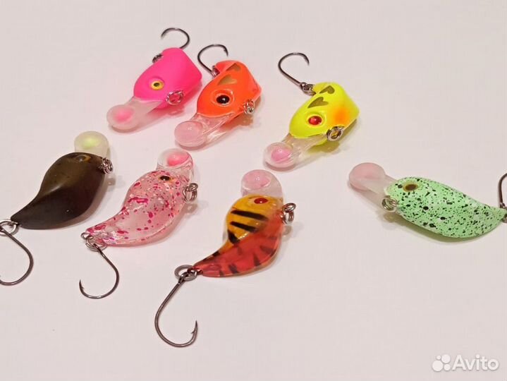 Воблеры на форель rodiocraft sg32 4шт