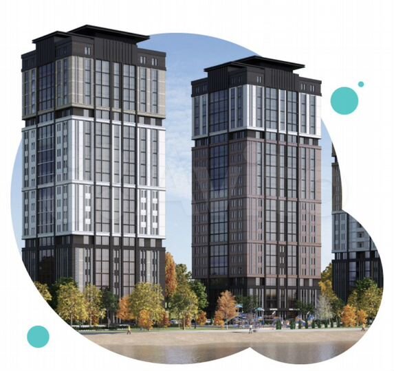 Квартира-студия, 29,8 м², 20/21 эт.