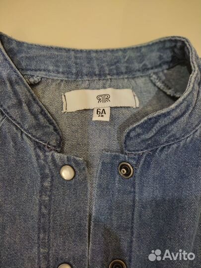 Джинсовое платье