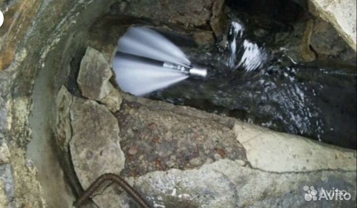 Прочистка канализации,устранение засоров