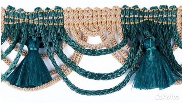Бахрома, стеклярус, тесьма с кисточками
