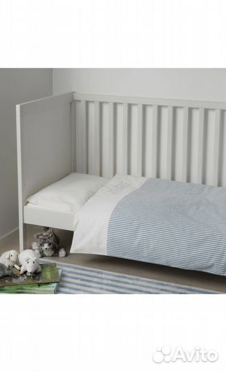Комплект постельного белья в детскую кроватку IKEA